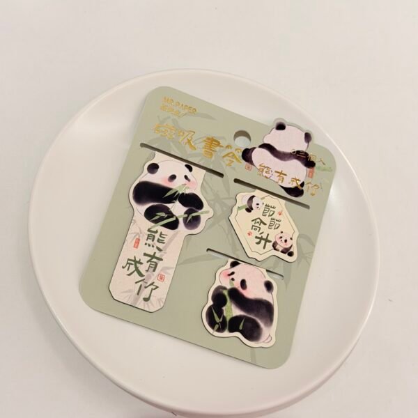 Marcador de libro panda