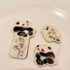Marcador de libro panda