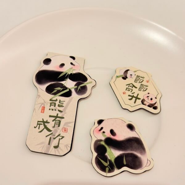 Marcador de libro panda