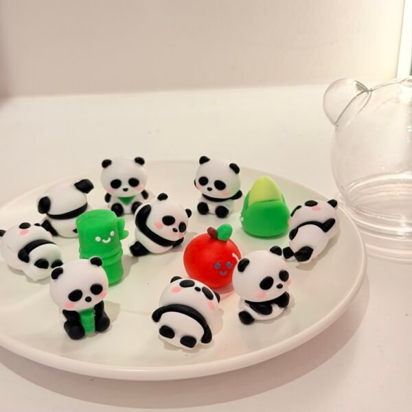 Goma de borrar pack panda