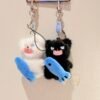 Llavero gato pareja