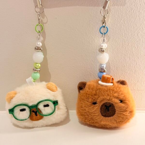 Llavero capybara pareja