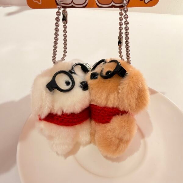 Llavero perro pareja