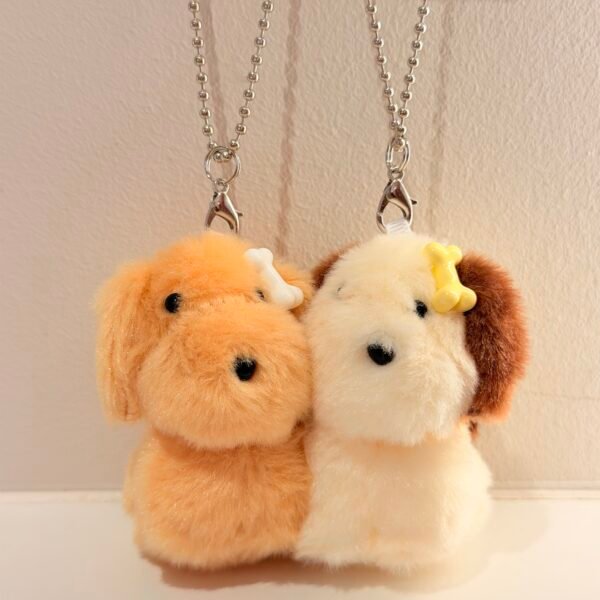 Llavero perrito pareja
