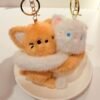 Llavero gato pareja