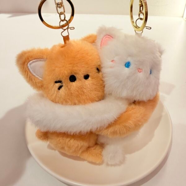 Llavero gato pareja