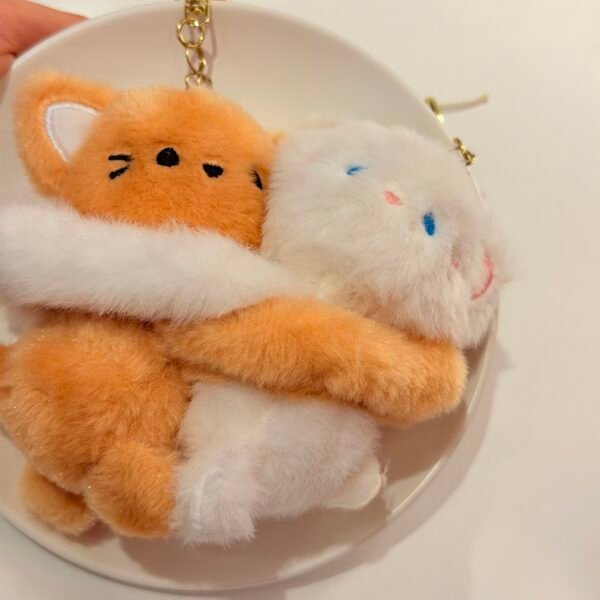 Llavero gato pareja