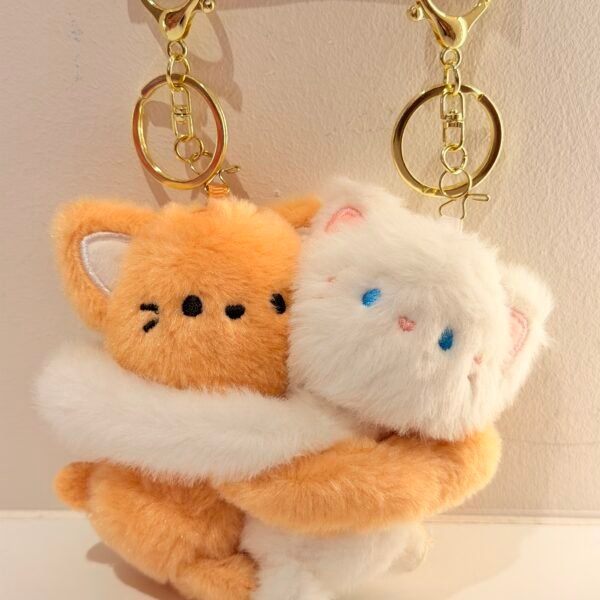 Llavero gato pareja
