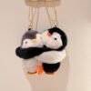 Llavero pingüino pareja