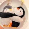 Llavero pingüino pareja