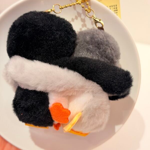 Llavero pingüino pareja