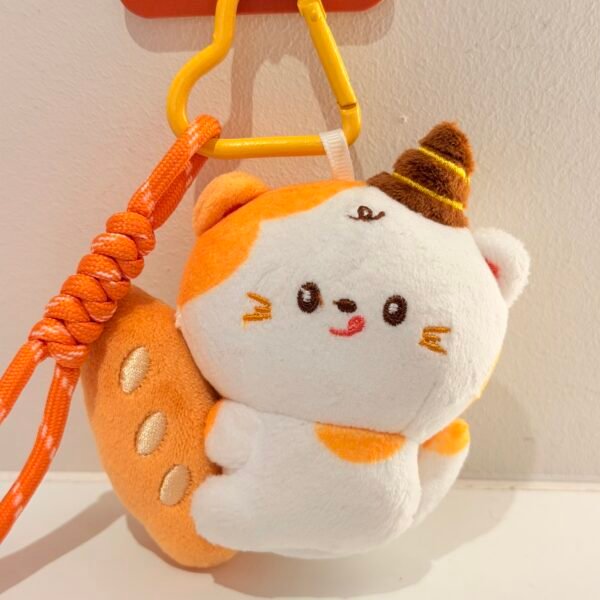 Llavero gato con pan