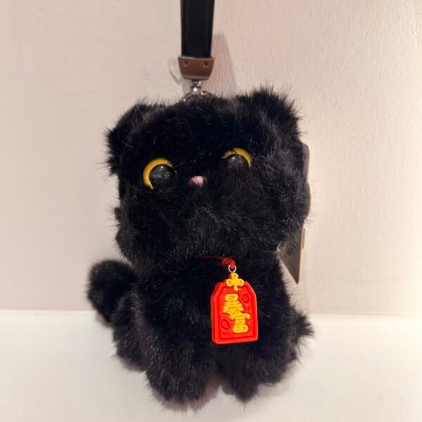 Llavero gato negro cute
