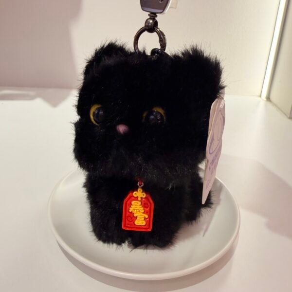 Llavero gato negro cute