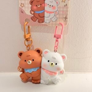 Llavero oso pareja