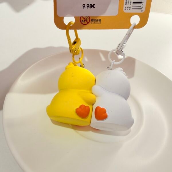 Llavero pato pareja