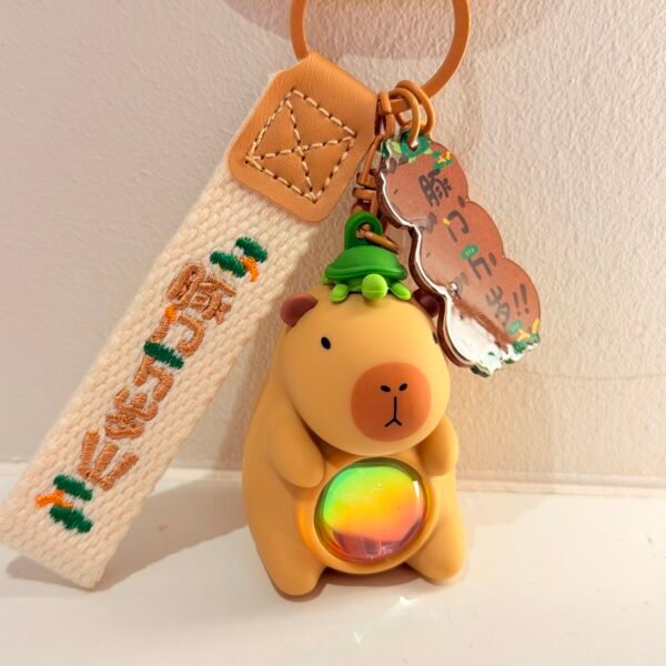 Llavero linterna capybara