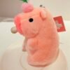 Llavero capybara rosa