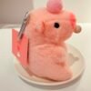 Llavero capybara rosa