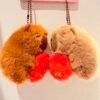 Llavero capybara pareja love