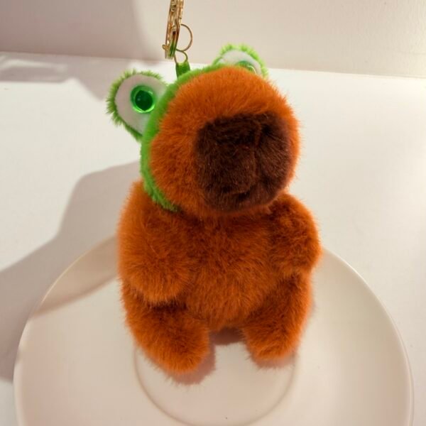 Llavero capybara rana