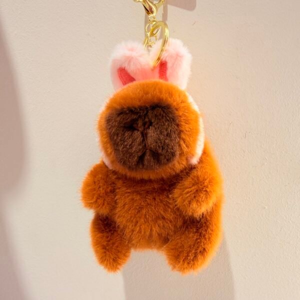 Llavero capybara fresa