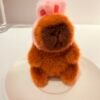 Llavero capybara fresa