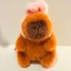 Llavero capybara fresa