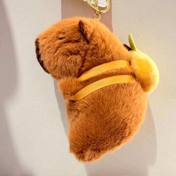 Llavero capybara fruta