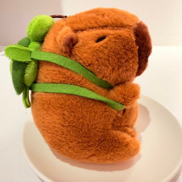 Llavero capybara tortuga