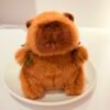 Llavero capybara manzana