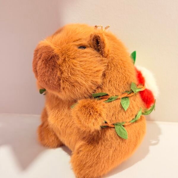 Llavero capybara manzana