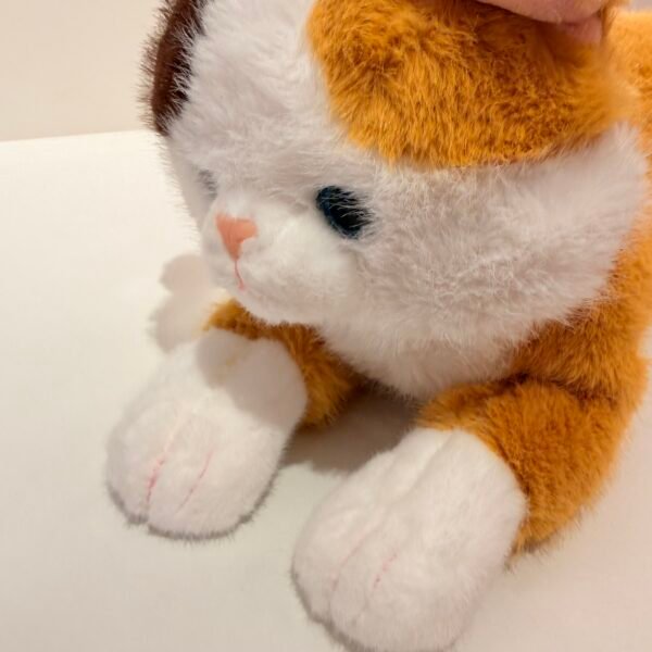 Peluche gato naranja M