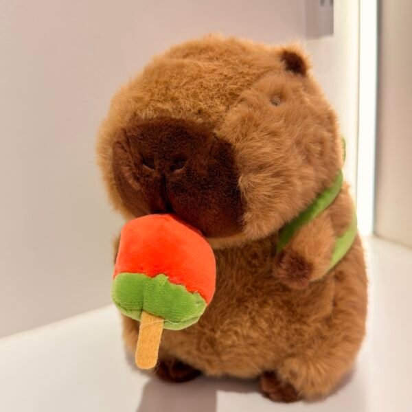 Peluche de capybara sandía