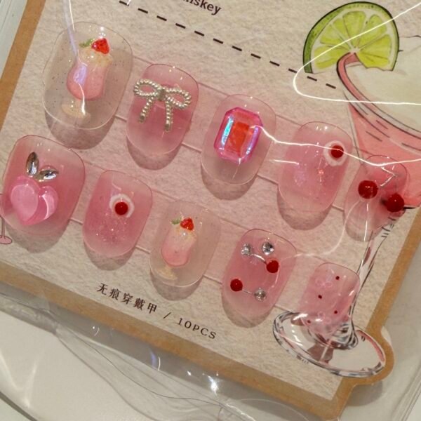 Uñas postizas estilo verano