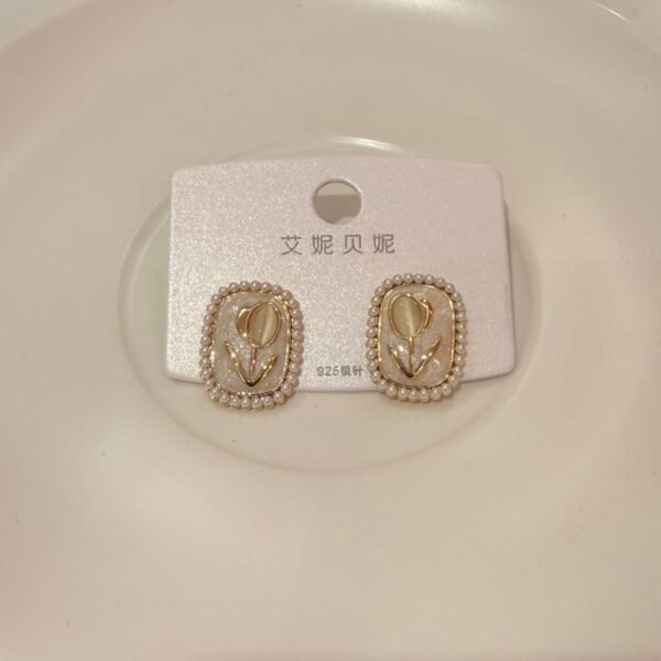 Pendientes flor