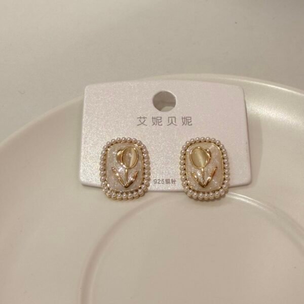 Pendientes flor