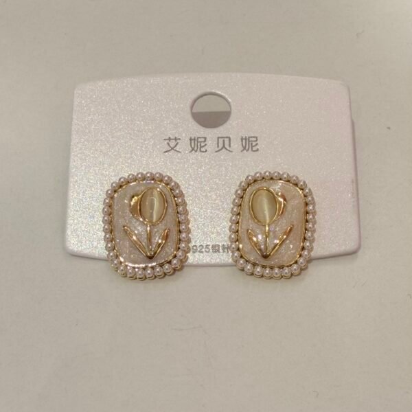 Pendientes flor