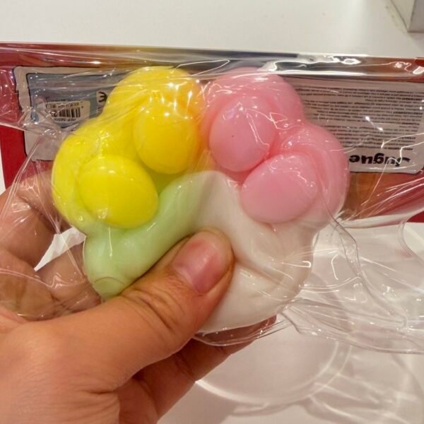Squishy cat's paw multicolor