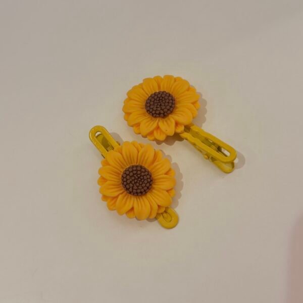 Clip de pelo girasol