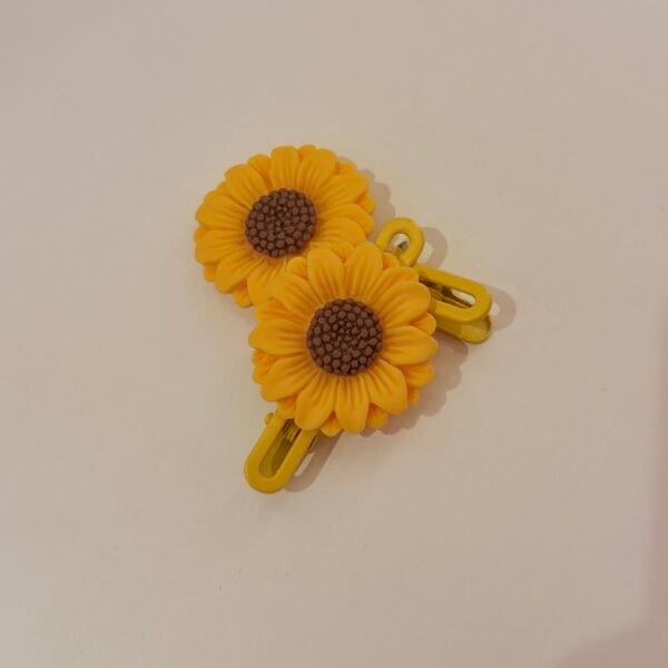 Clip de pelo girasol