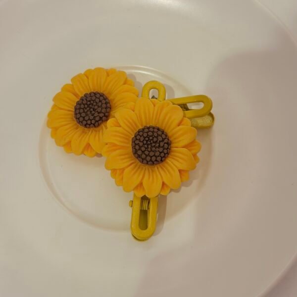 Clip de pelo girasol