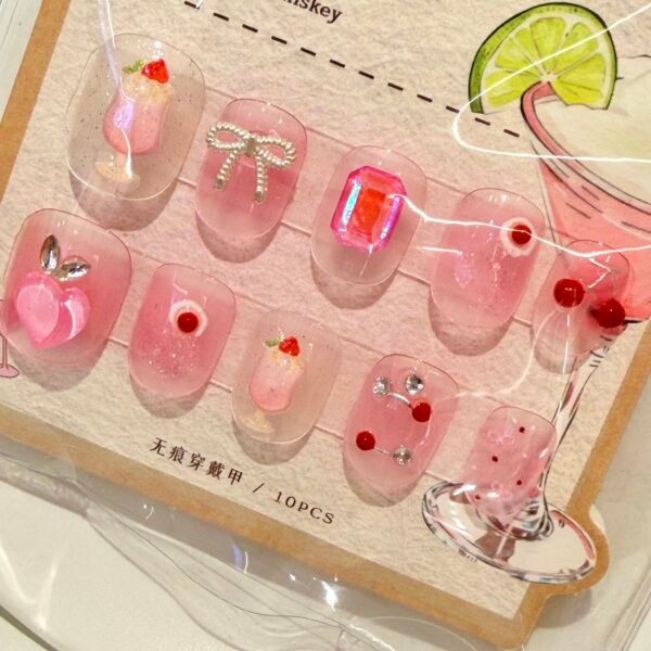 Uñas postizas estilo verano