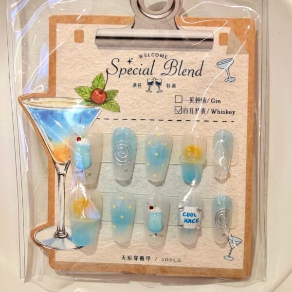 Uñas postizas estilo verano