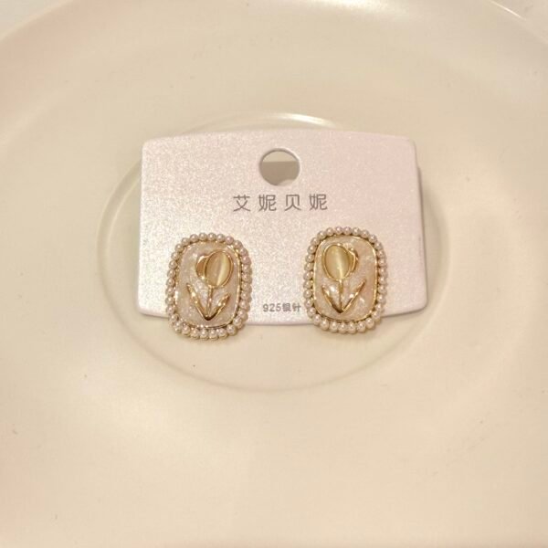 Pendientes flor