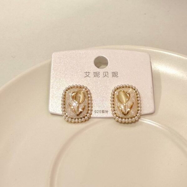 Pendientes flor