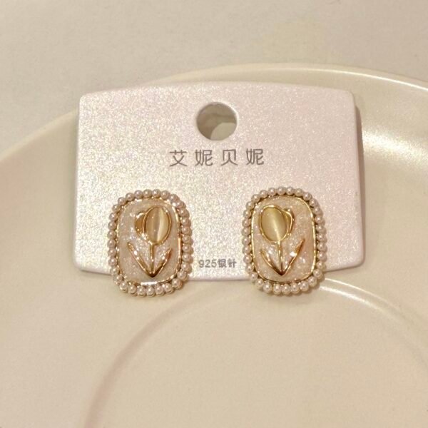 Pendientes flor