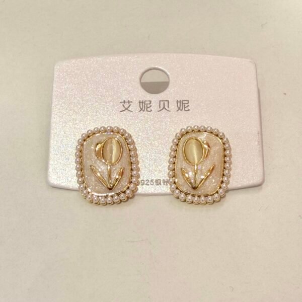 Pendientes flor