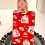 Colgante para el móvil gato de la suerte