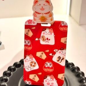 Colgante para el móvil gato de la suerte